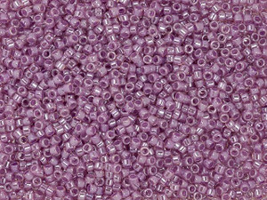 TOHO Treasure 11/0 Purple-Lined Crystal Seed Bead 2.5-Inch Tube